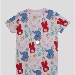 Graphic Print Golden Girls Pink Short Sleeve Tee Cakeworthy